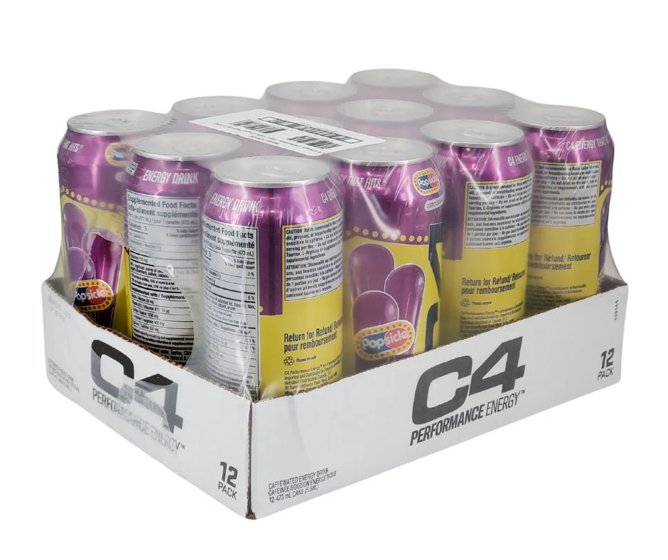 C4 - Energy Drink - Grape Popsicle - Image 4