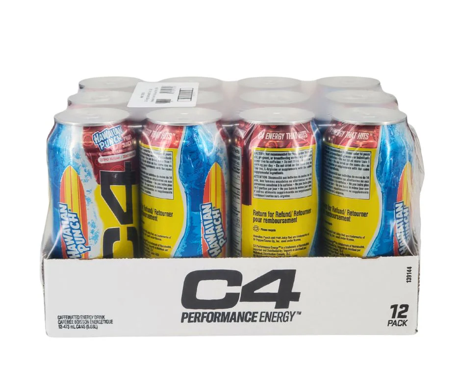C4 - Energy Drink - Hawaiian Punch Juicy Red - Image 5