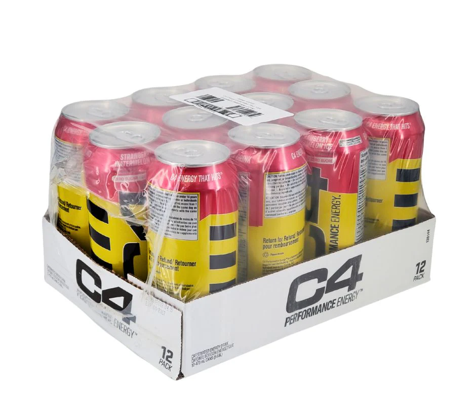 C4 - Energy Drink - Strawberry Watermelon Ice - Image 4