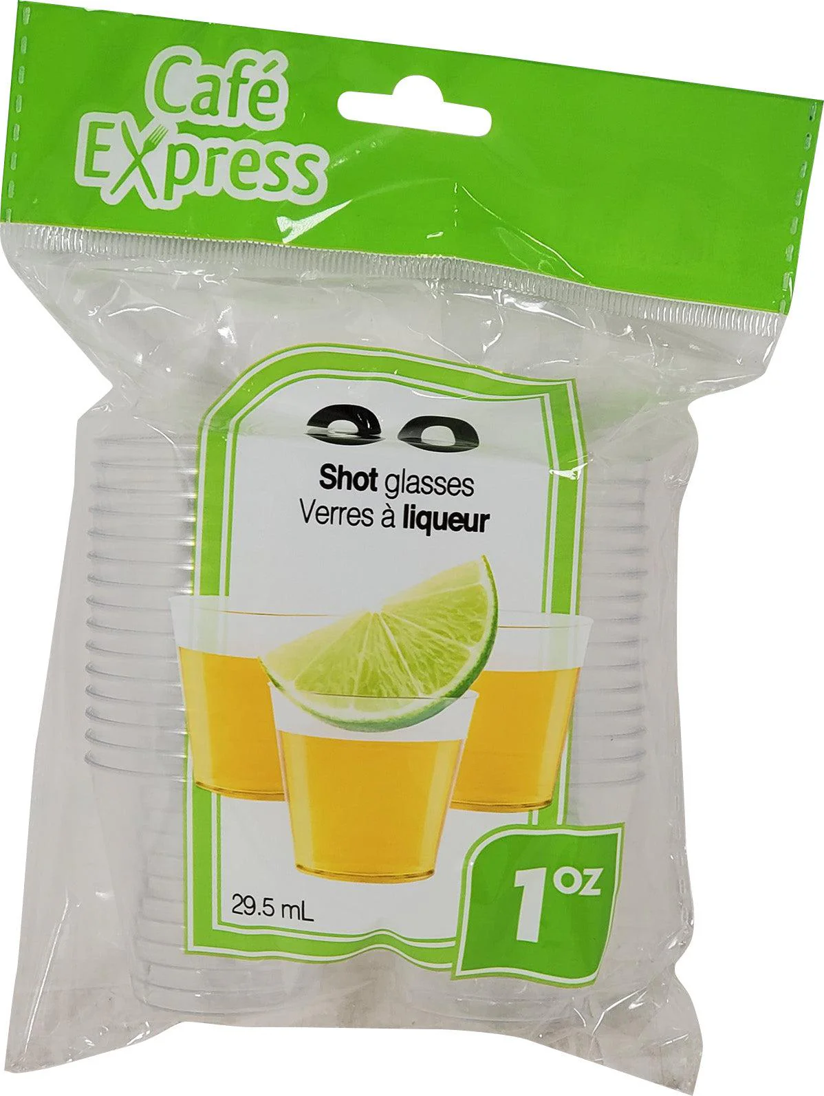 XC - Table Accents/Cafe Express - 1oz Plastic Shot Glasses - Image 2