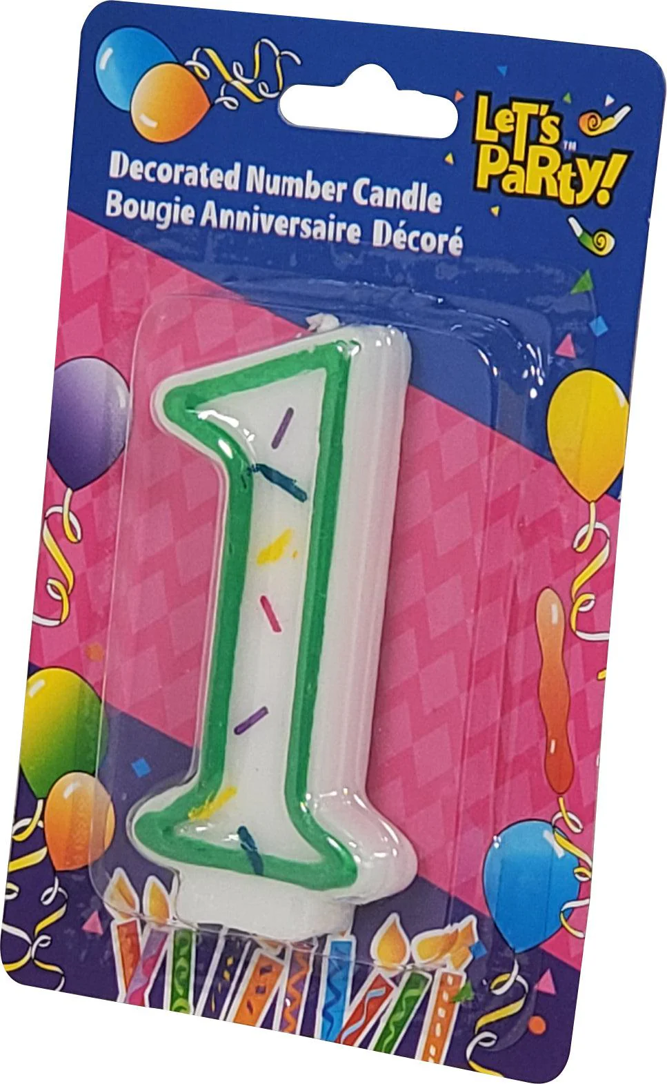 Cake Candle - 3" Number 1 - 45111 - Image 2