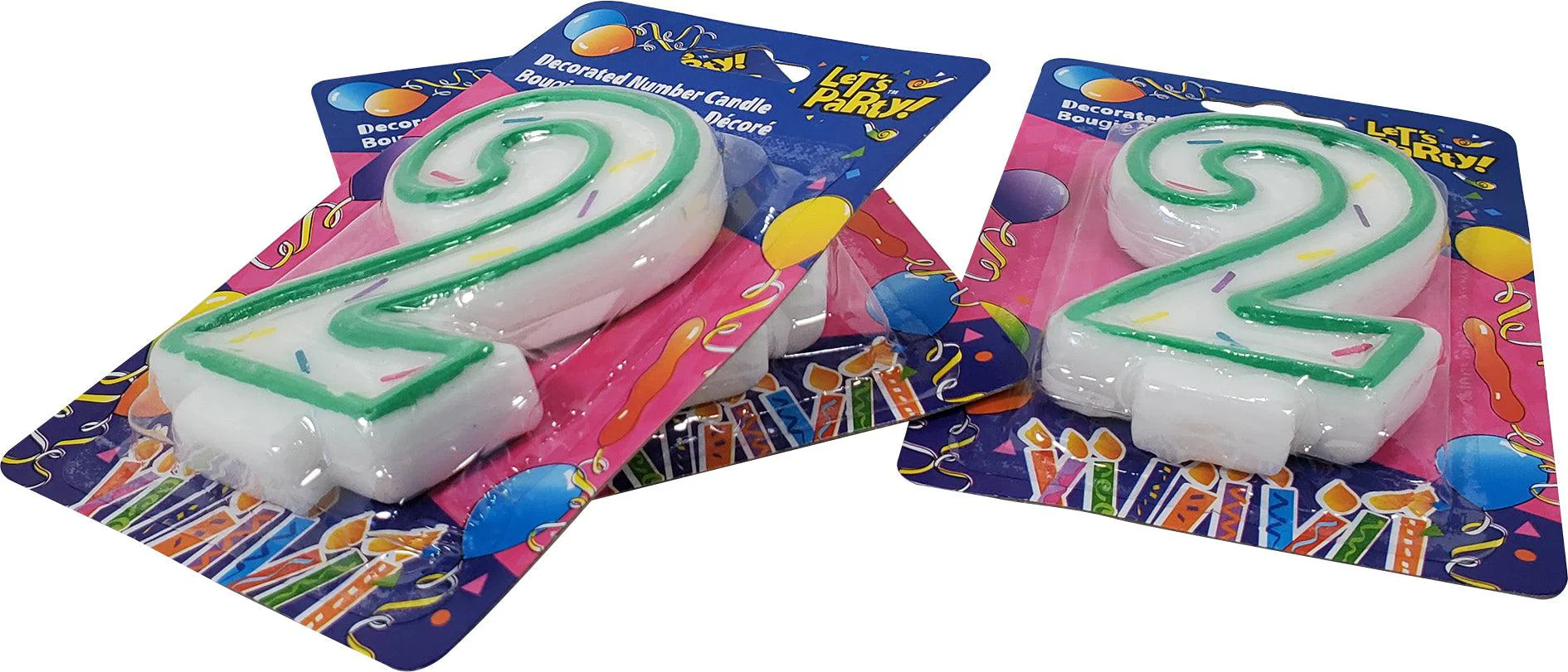Cake Candle - 3" Number 2 - 45112 - Image 2