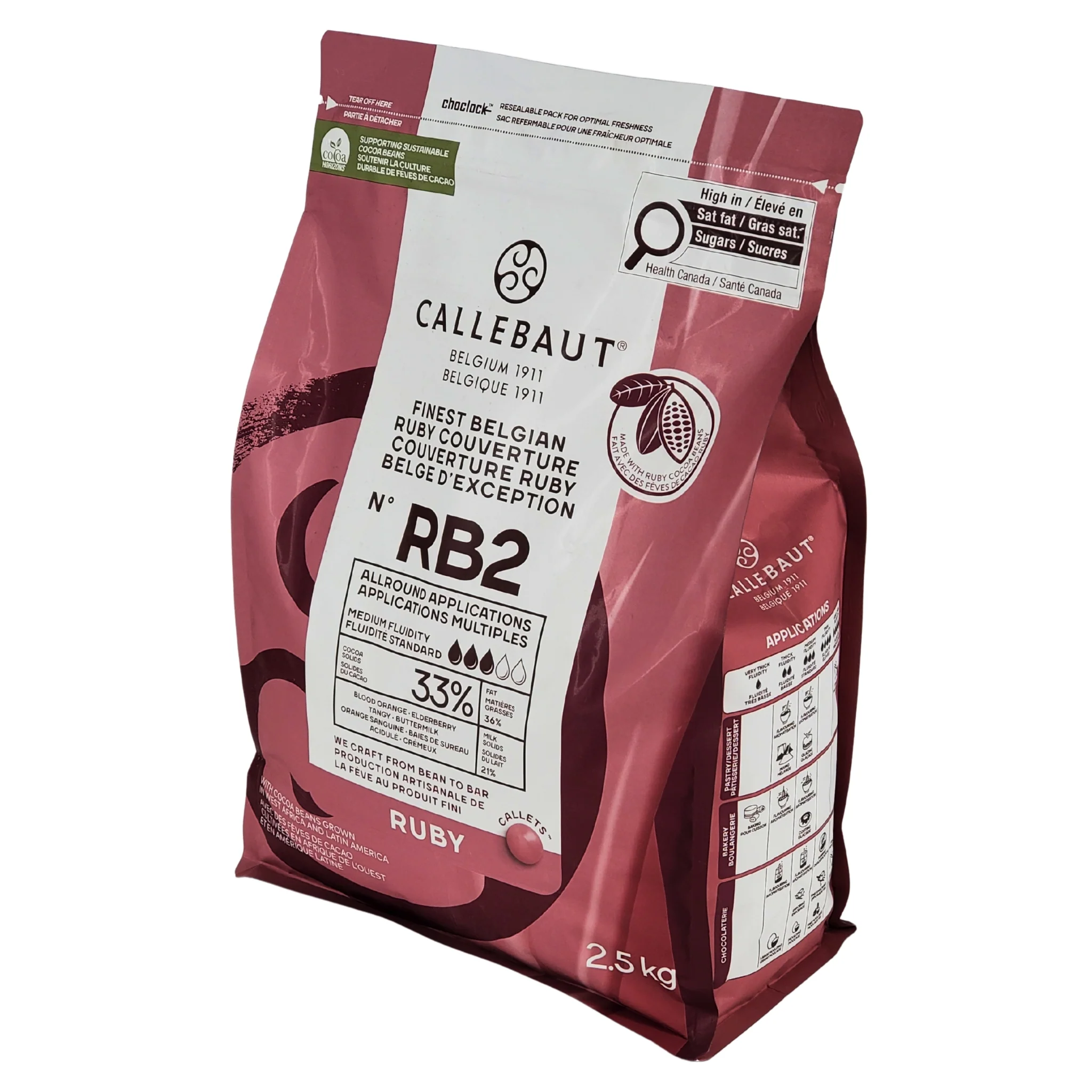 Callebaut - Ruby Callet - 2.5kg - Image 3