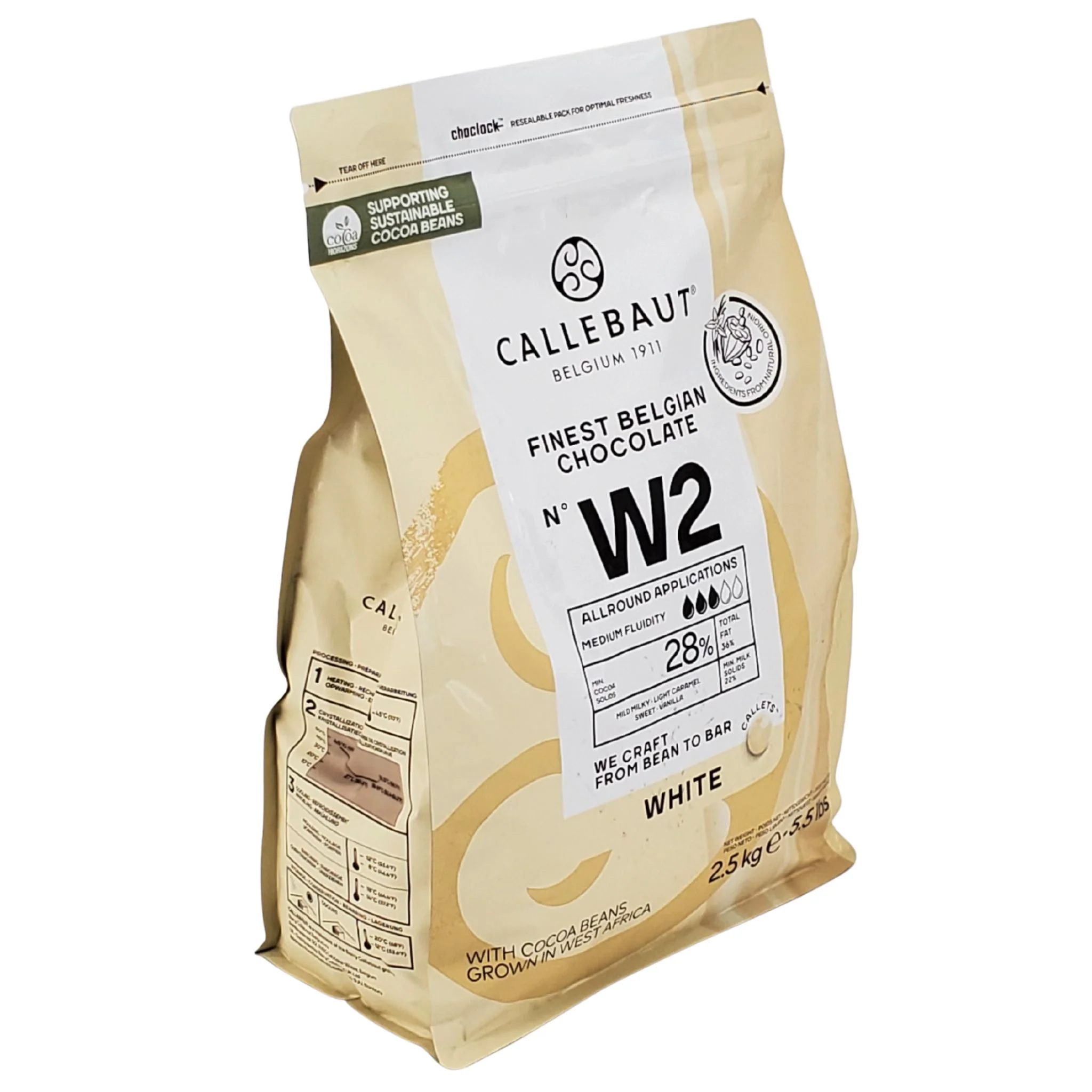 VSO - Callebaut - White Chocolate Callets - Image 2