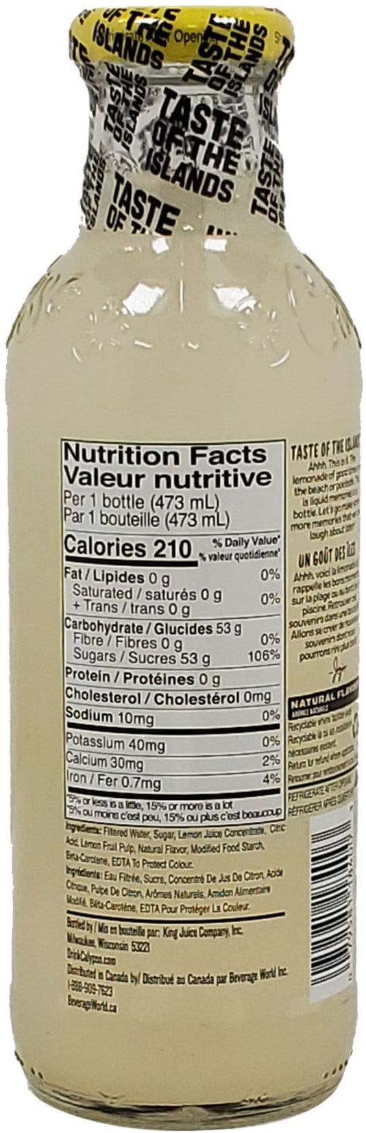 Calypso - Lemonade - Natural - Bottles - PopCS1201 - Image 2