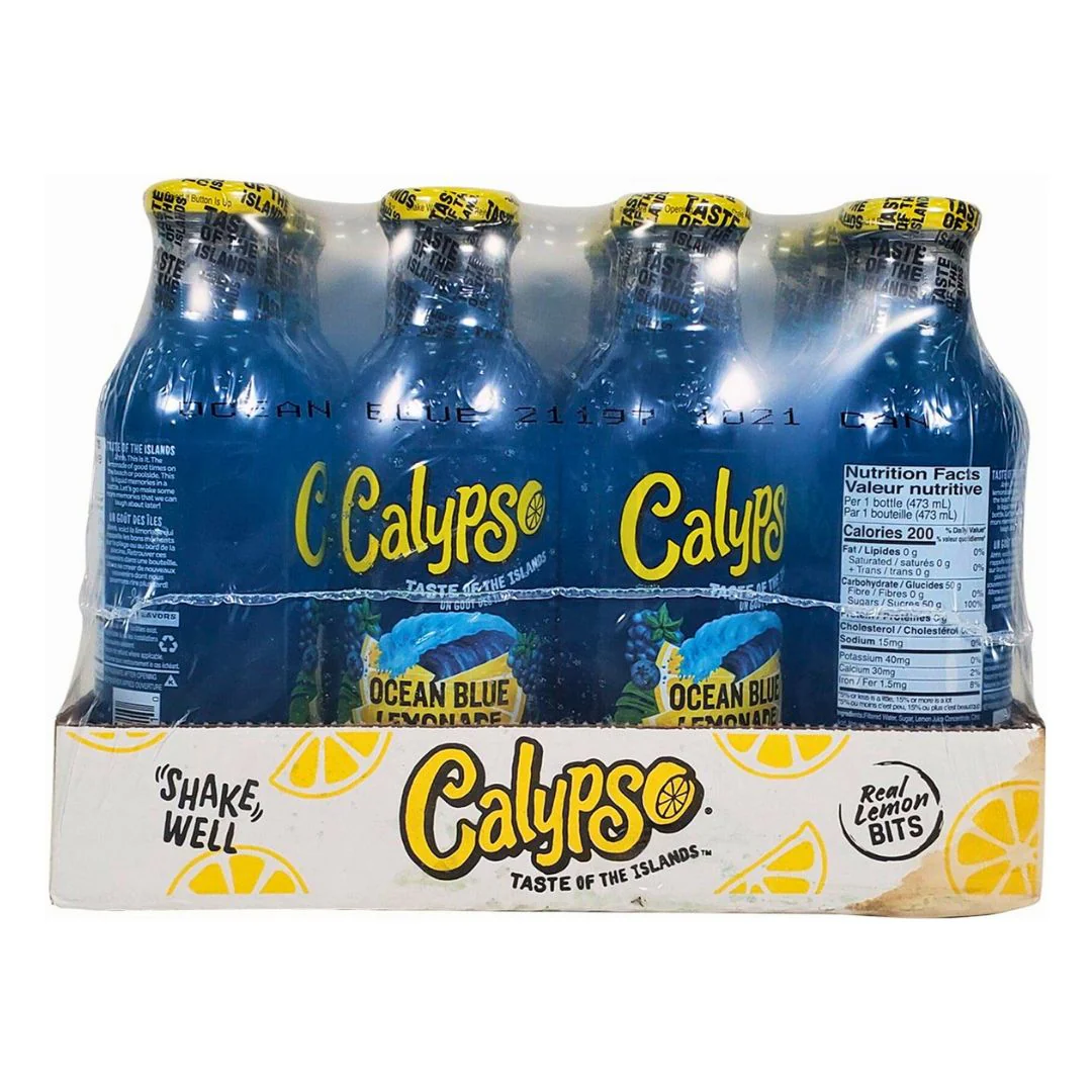 Calypso - Lemonade - Ocean Blue - Bottles - PopCS1207 - Image 2