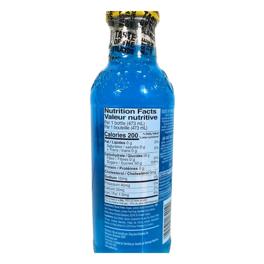 Calypso - Lemonade - Ocean Blue - Bottles - PopCS1207 - Image 3