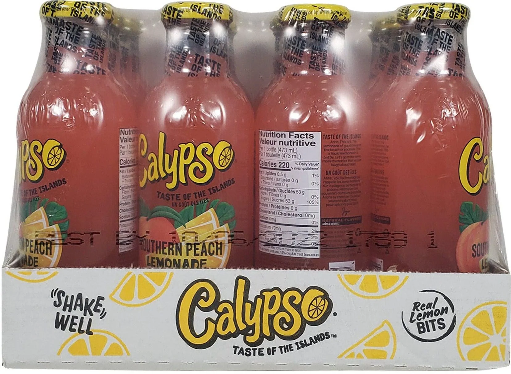 Calypso - Lemonade - Southern Peach - Bottles - PopCS1203 - Image 2