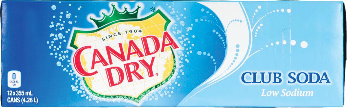 Canada Dry - Club Soda - Cans - Image 2