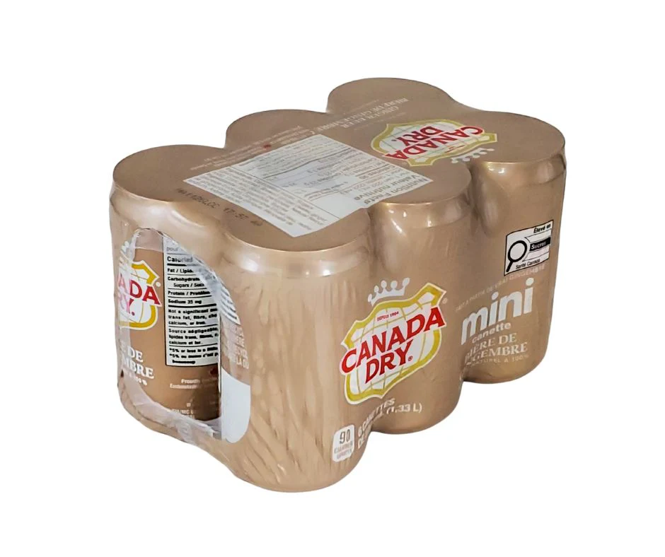 CLR - Canada Dry - Ginger Beer - Mini Cans - Image 3