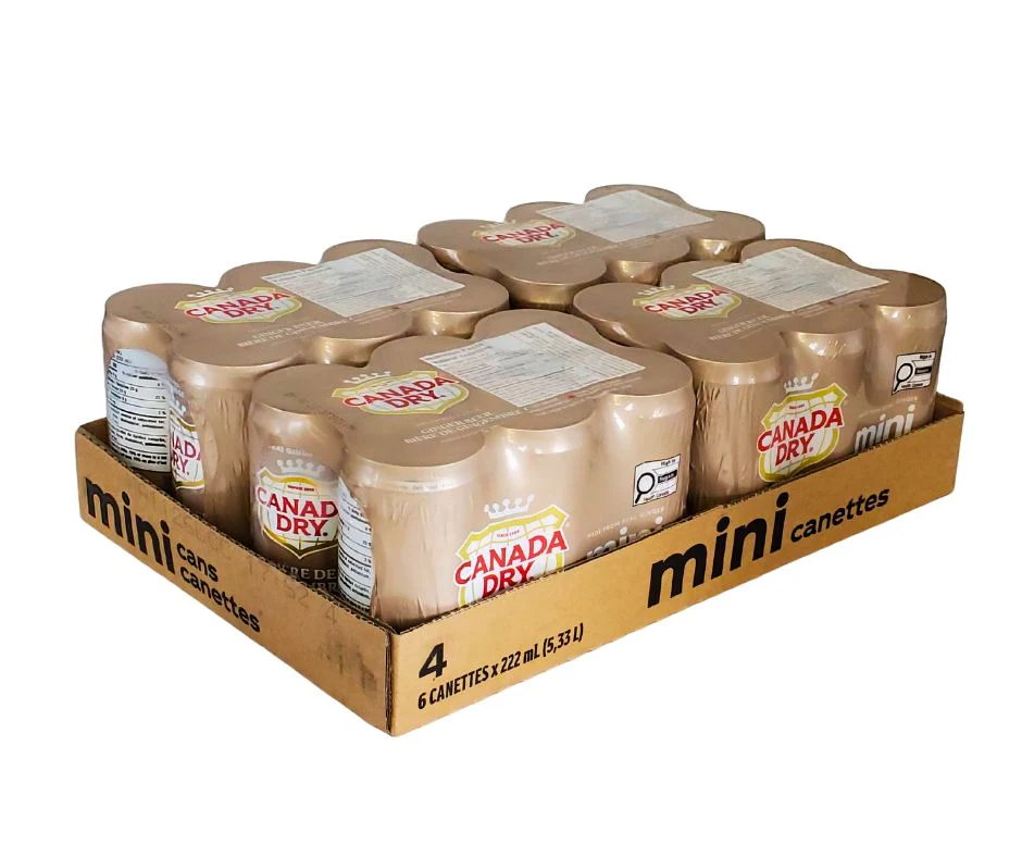 CLR - Canada Dry - Ginger Beer - Mini Cans - Image 4