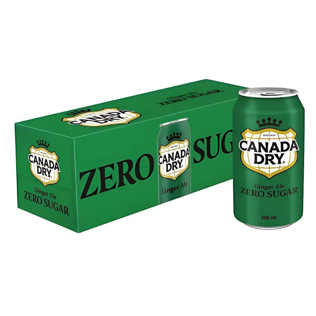 Canada Dry - Gingerale - Zero - Cans - Image 2