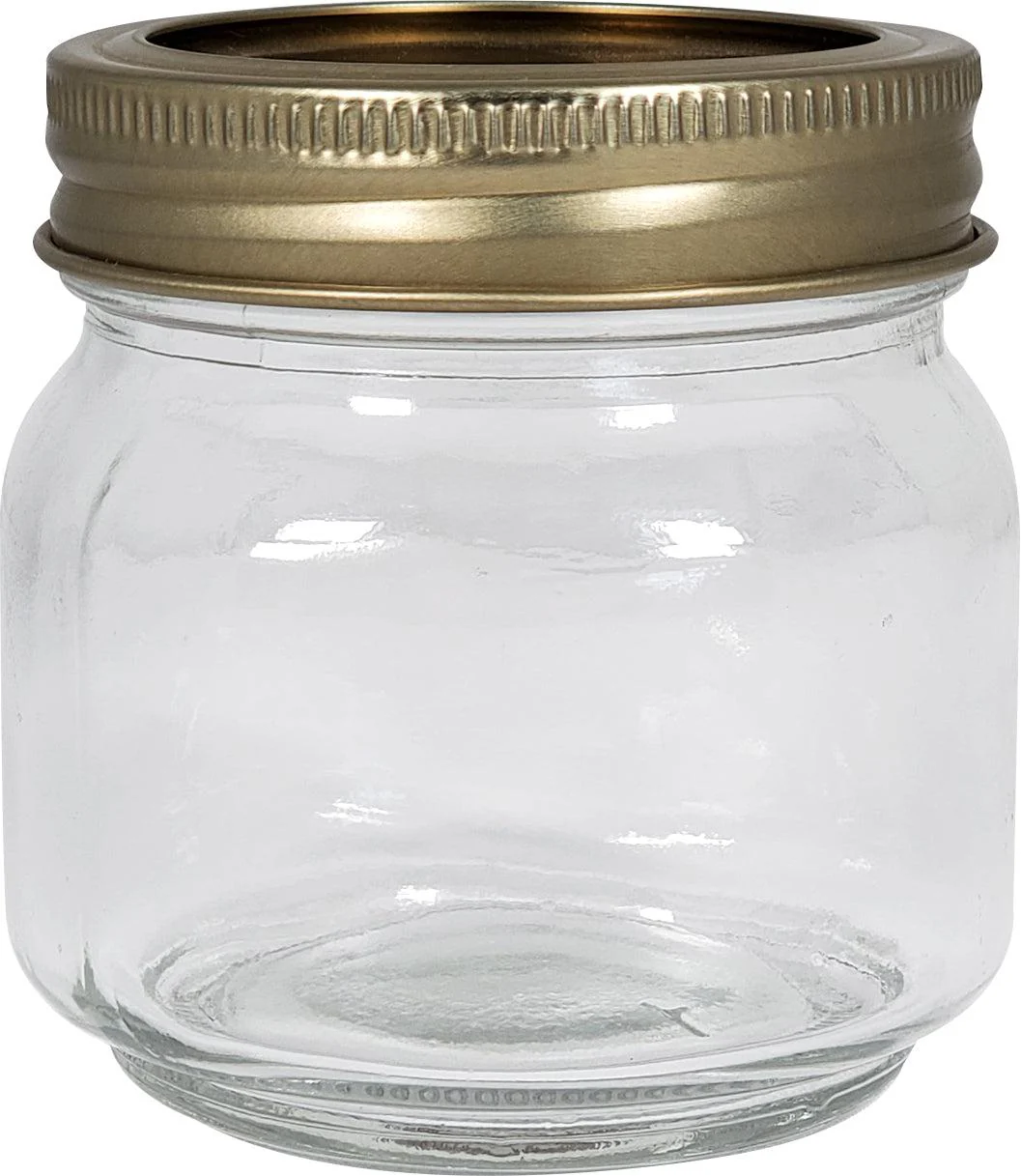 Mason / Canning Jar w/Lid - 8oz/236ml - Image 2
