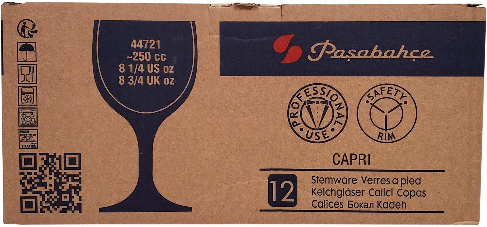 Pasabahce/Capri - Wine Glass 7.5oz/222ml - PG44412 - Image 2