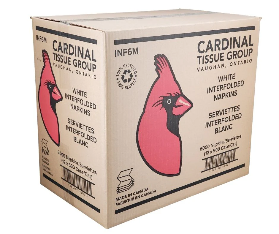 XC - Cardinal Tissue - Dispenser Napkins - Interfold - White - Image 3