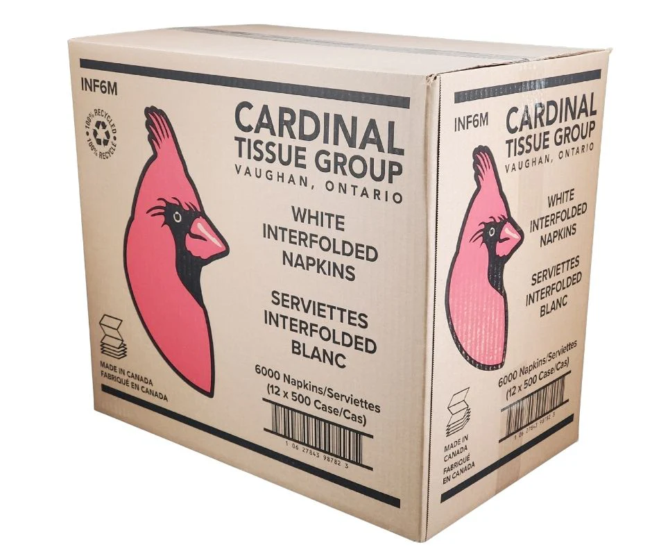 XC - Cardinal Tissue - Dispenser Napkins - Interfold - White - Image 4