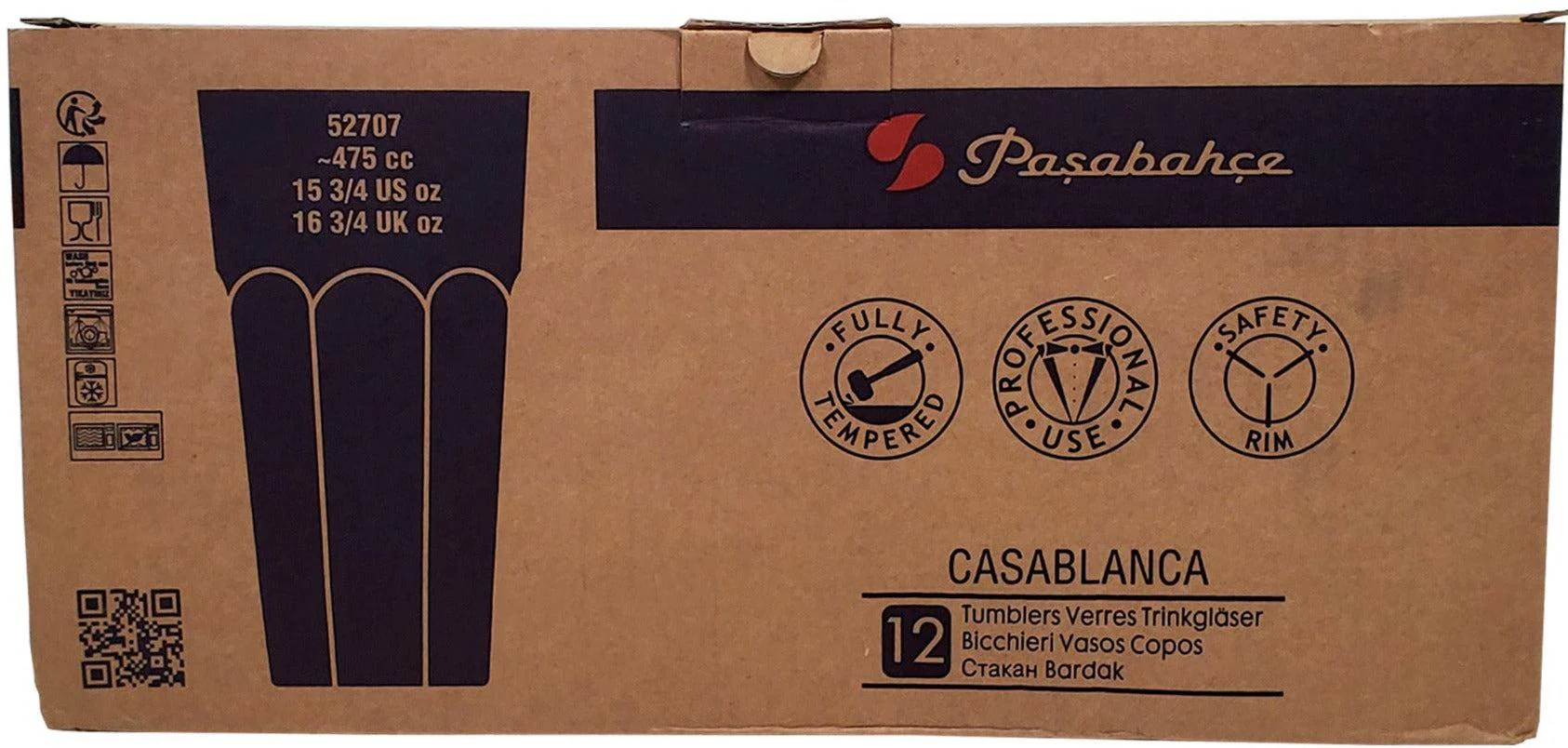 Pasabahce/Casablanca - Cooler Glass 16oz/475ml - PG52707 - Image 3