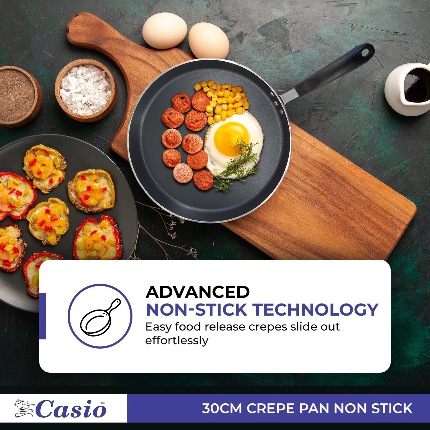 Casio - 30cm Crepe Pan - Non Stick - Image 10