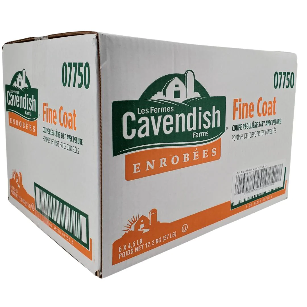 Cavendish - French Fries - 3/8 Straight Cut - Skin On - Fine Coat - 07750 - Image 3