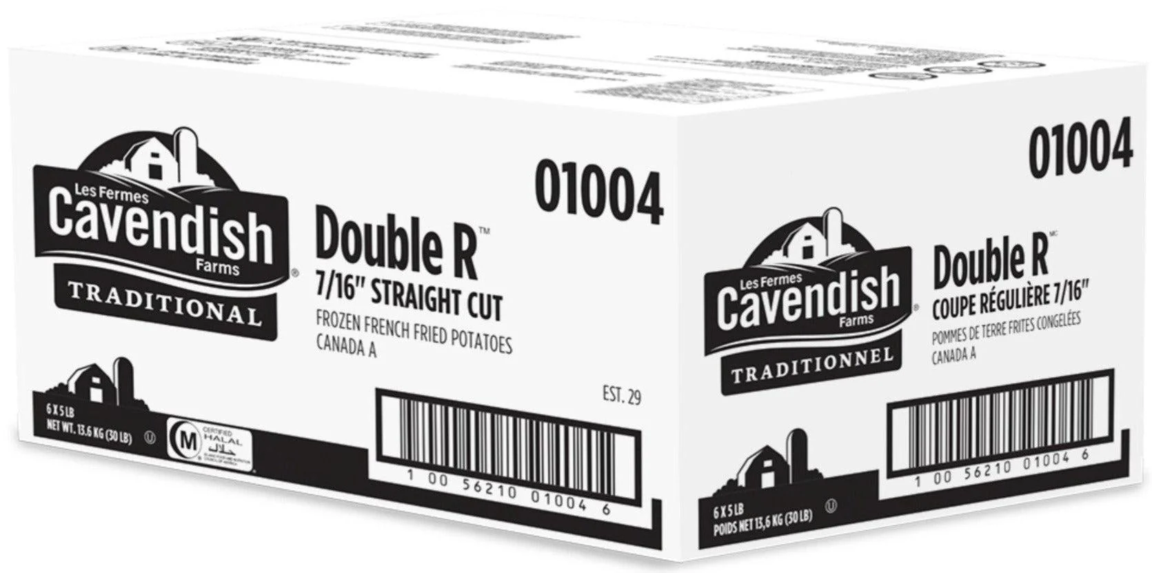 Cavendish - French Fries - Straight Cut - Double R 7/16 - 01004 - Image 2