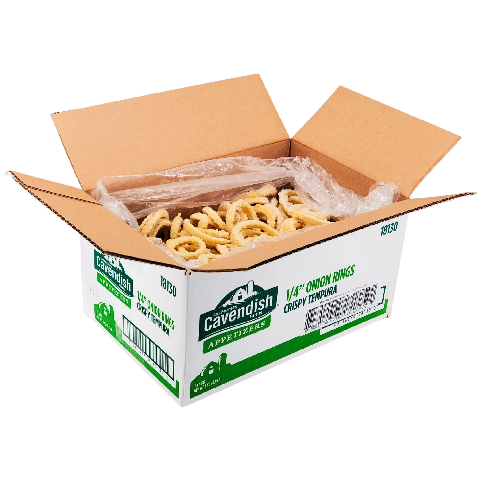 Cavendish - 1/4" Onion Rings - Crispy Tempura - 18130 - Image 2