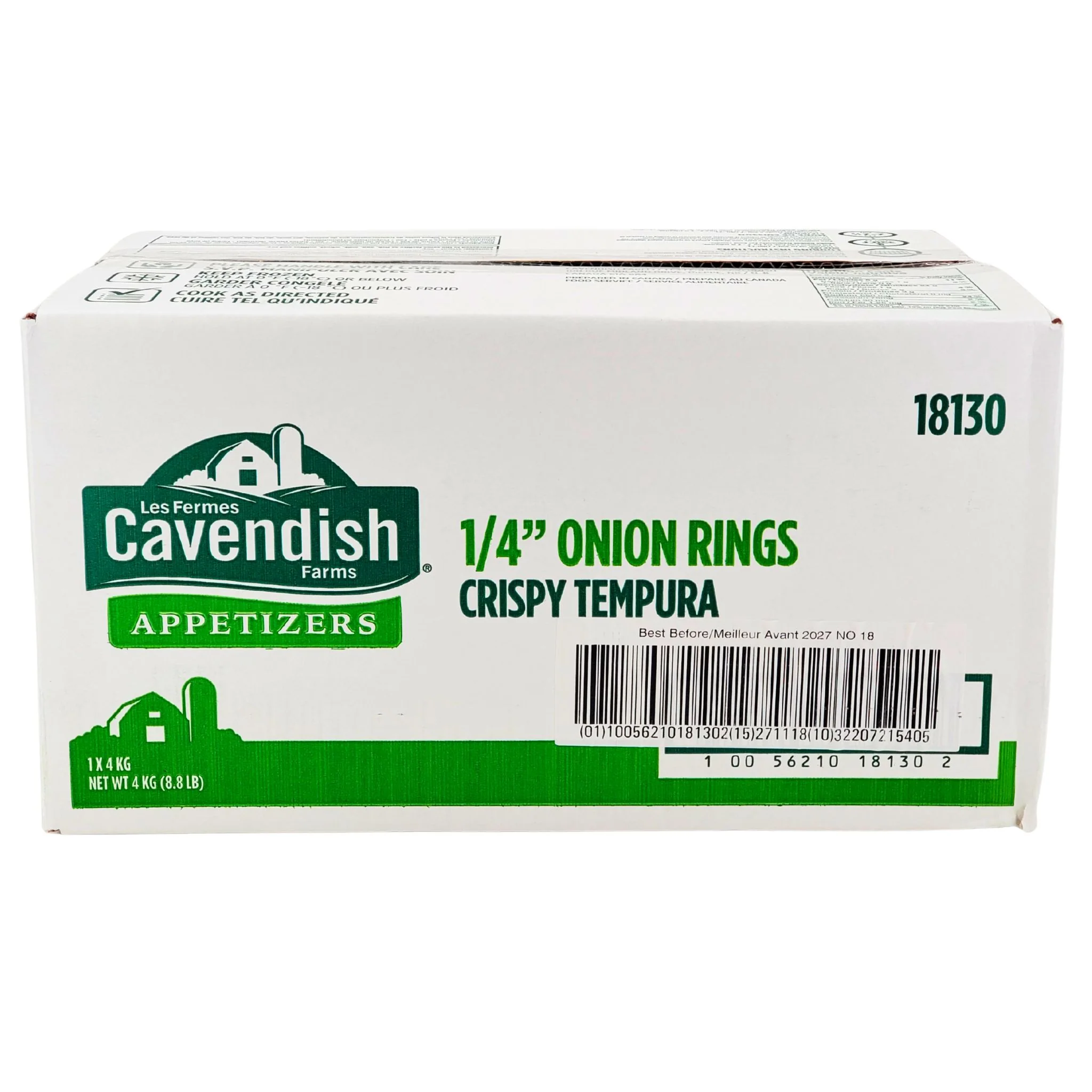 Cavendish - 1/4" Onion Rings - Crispy Tempura - 18130 - Image 3