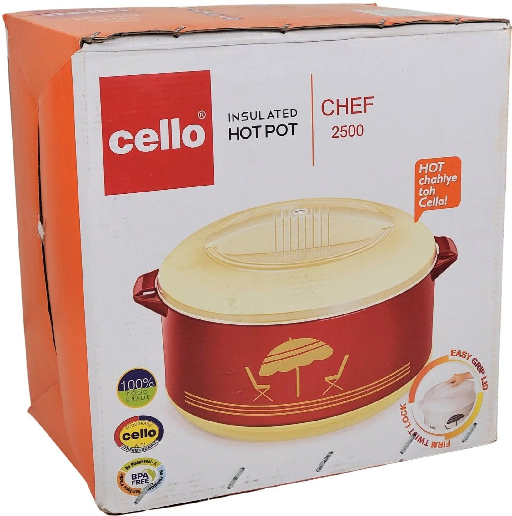 Cello - Hot Pot - 2500ML - Image 2