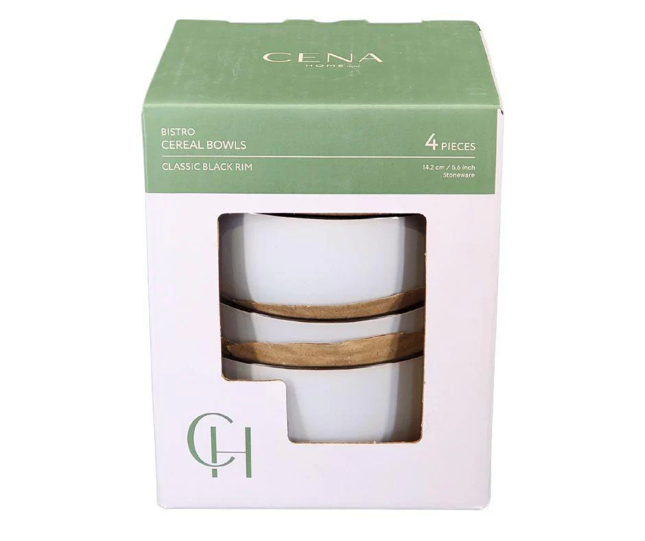 Cena - Stoneware  Cereal Bowls - 5.6" - Image 3