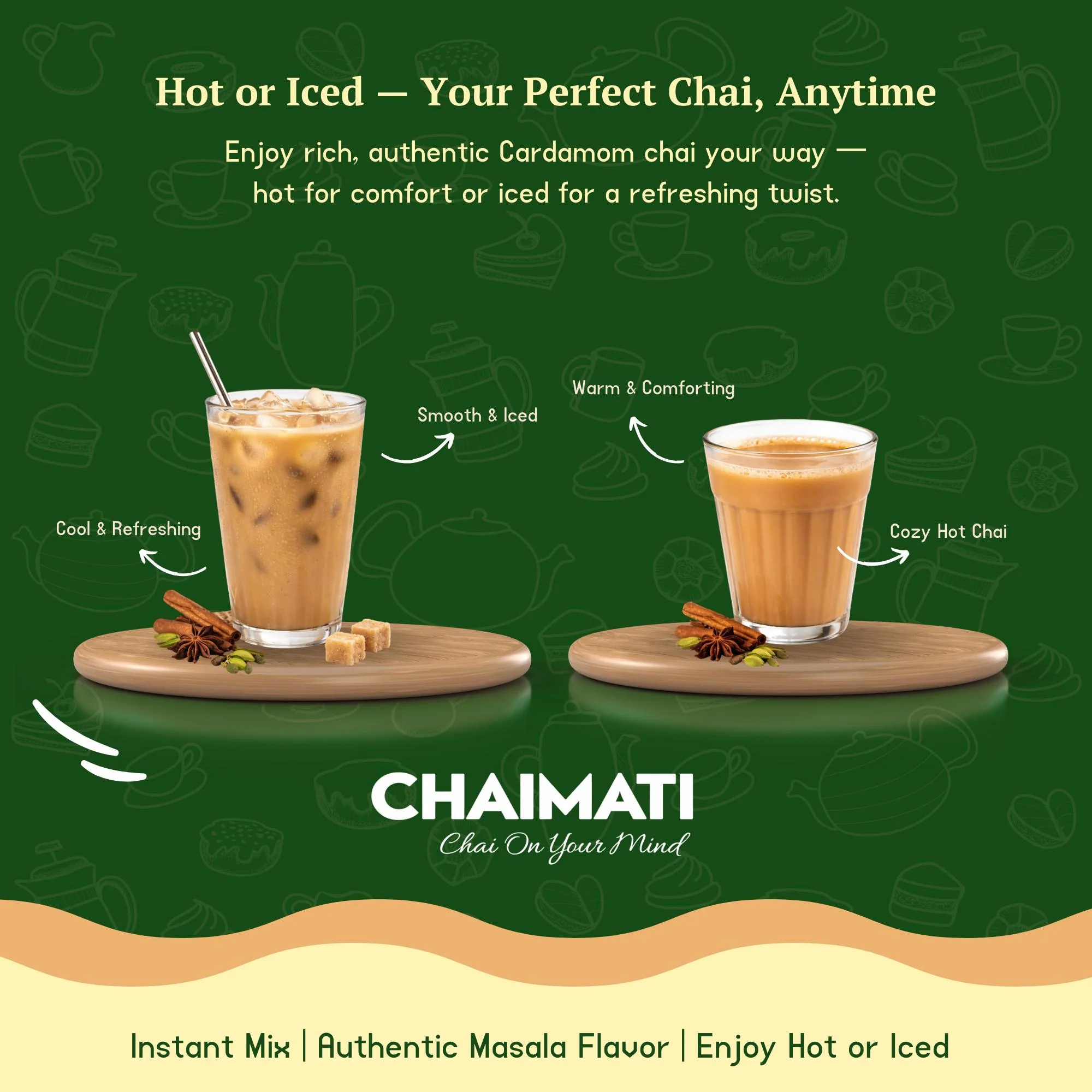 ChaiMati - Cardamom Chai Latte - Instant Premix - Image 4