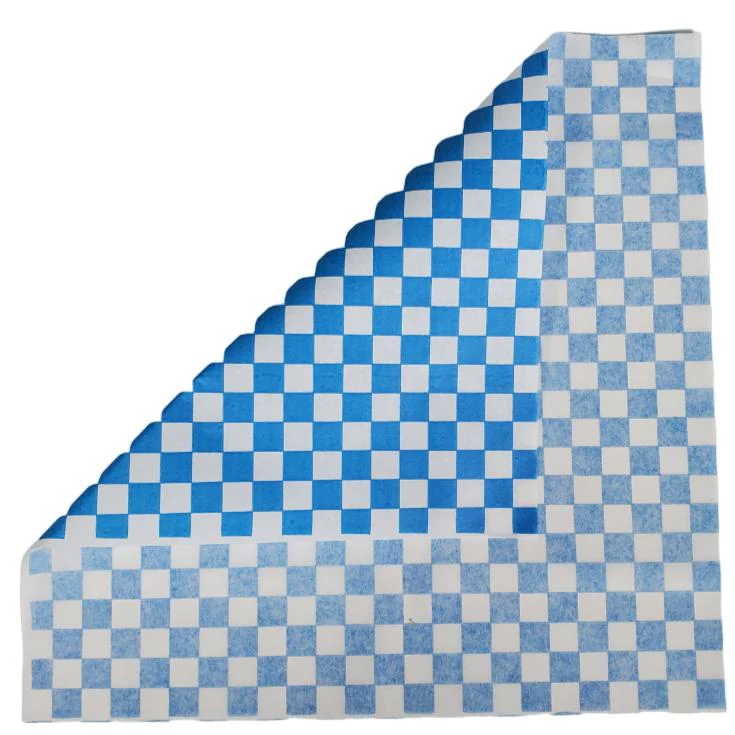 CLR - Checkered Sheets - Blue - 14"x14" - 172062 - Image 2