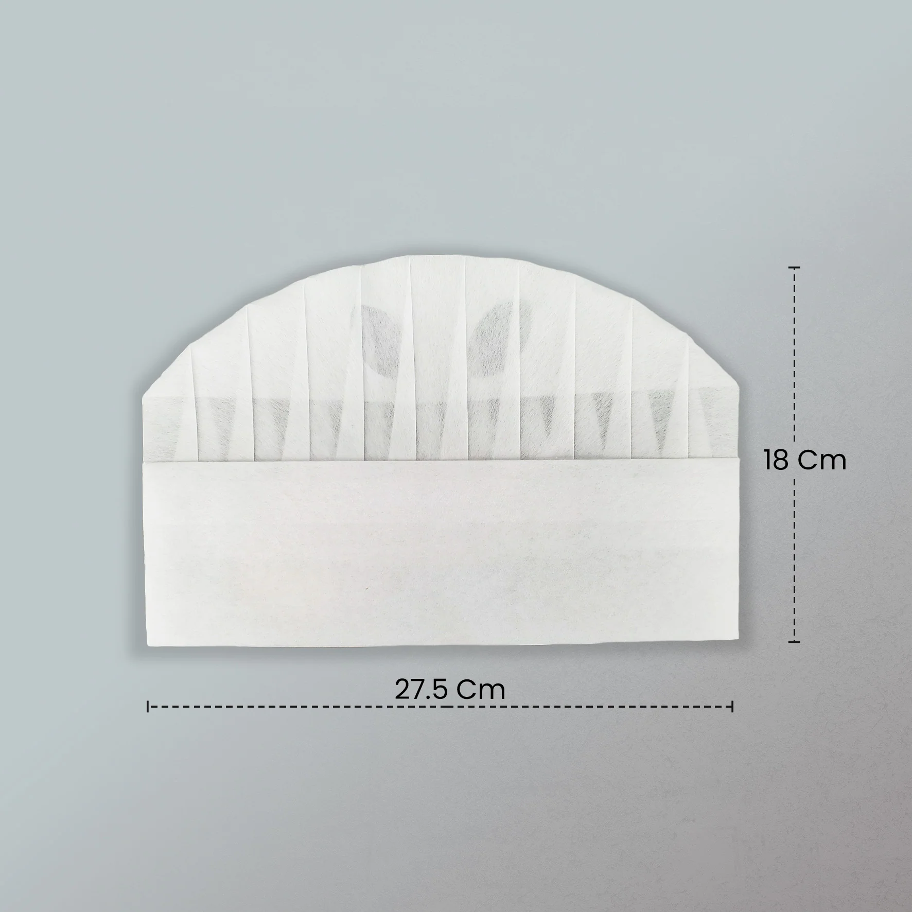 Value+ - 7" Chef Hat, White - HEA-5372 - Image 5