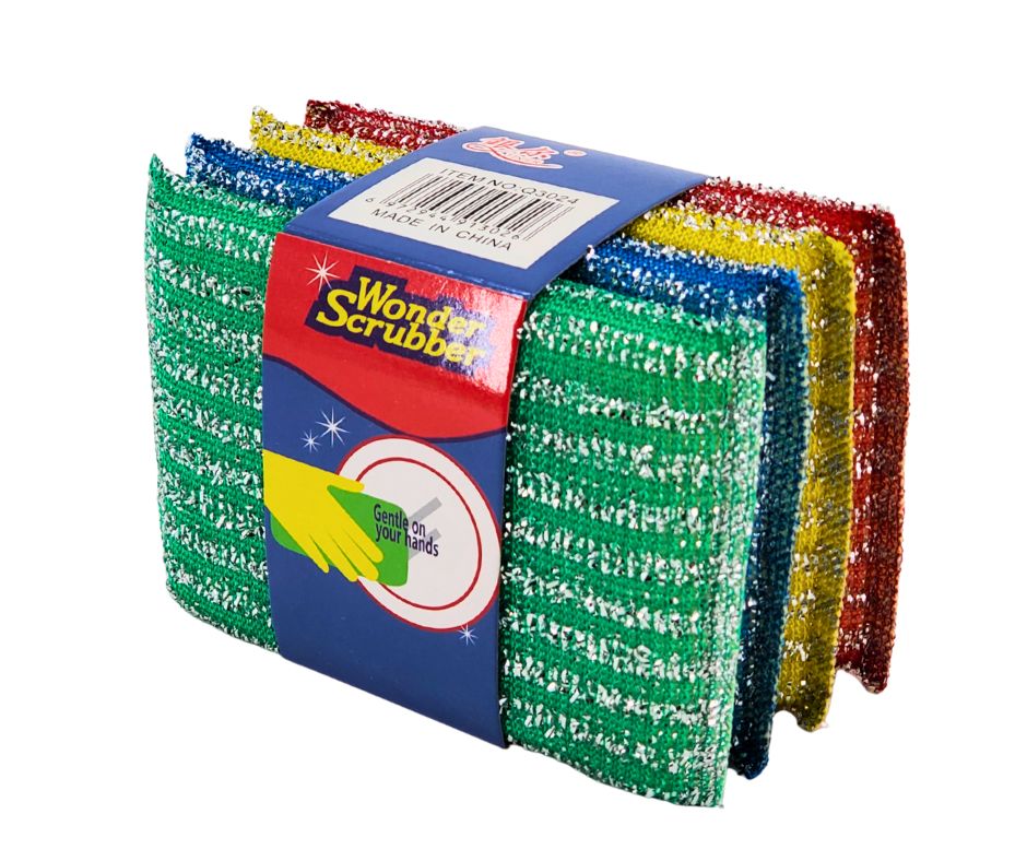 XC - Yiwu - Cleaning King Wonder Scrub Multi Colour - Image 3