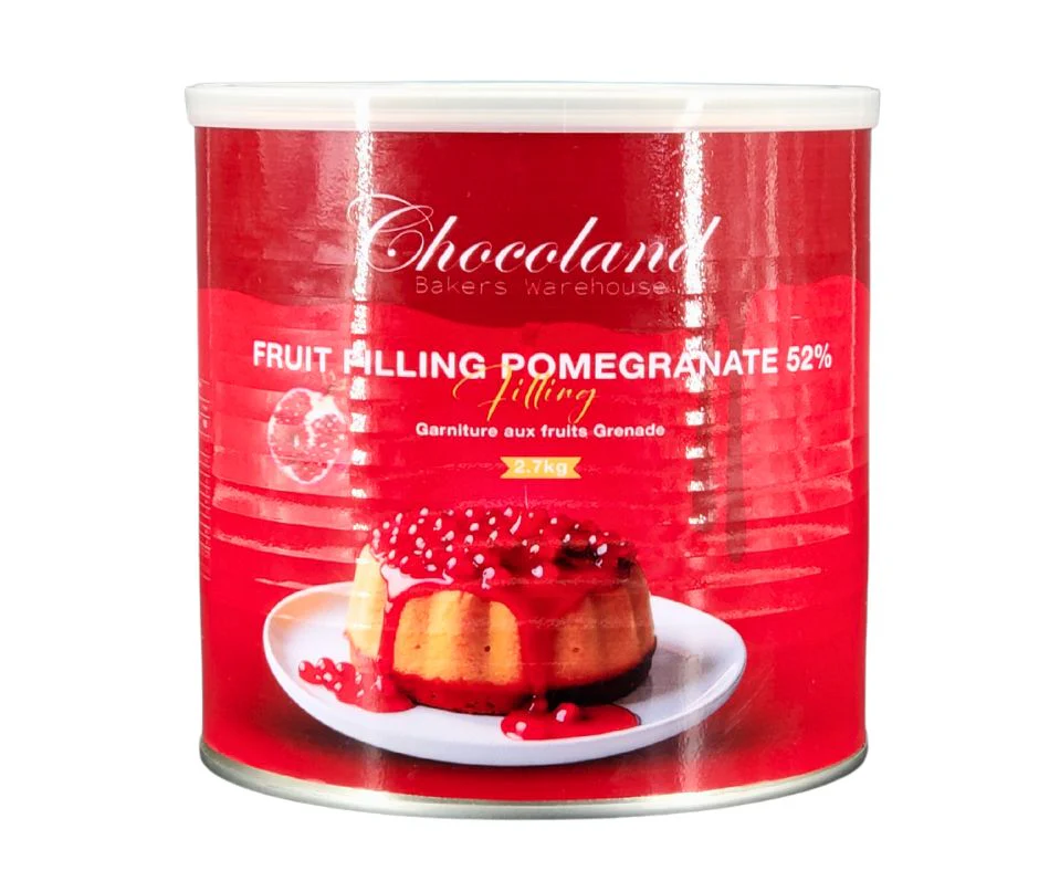 Chocoland - Fruit Filling Pomegranate 52% ( 2.7Kg Pail * 4 Pails/ Case) - Image 2