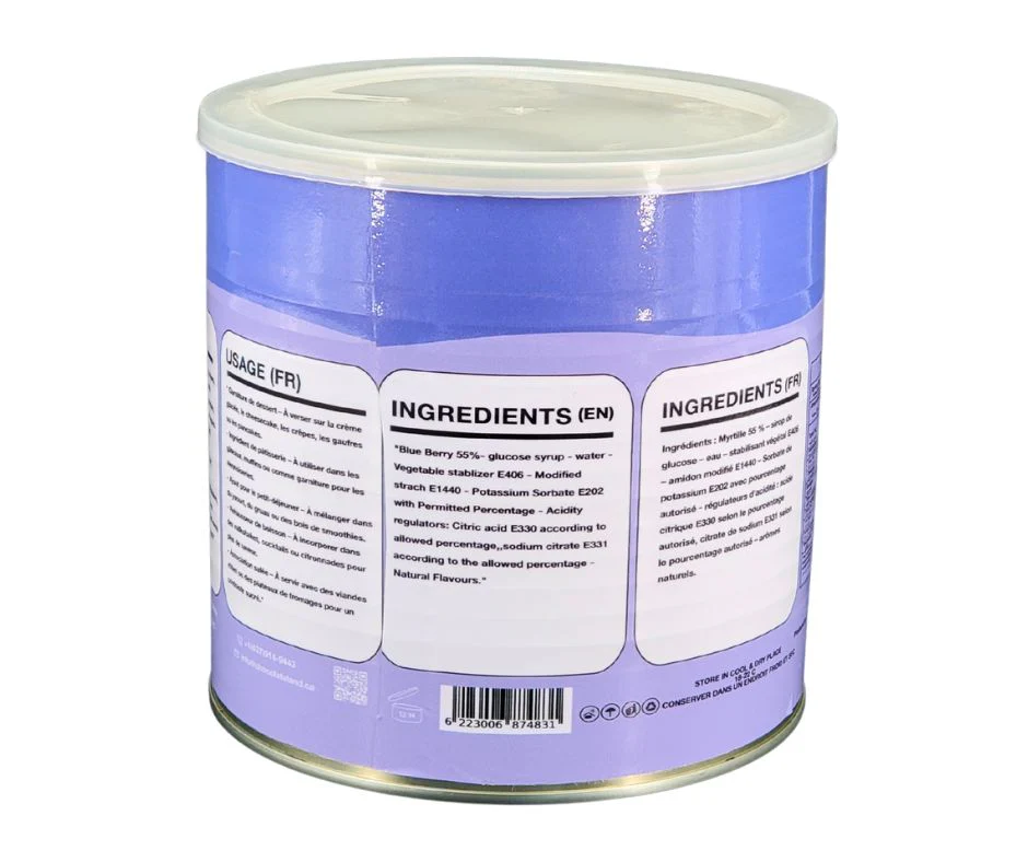 Chocoland - BlueBerry Fruit Filling 55% - Image 2