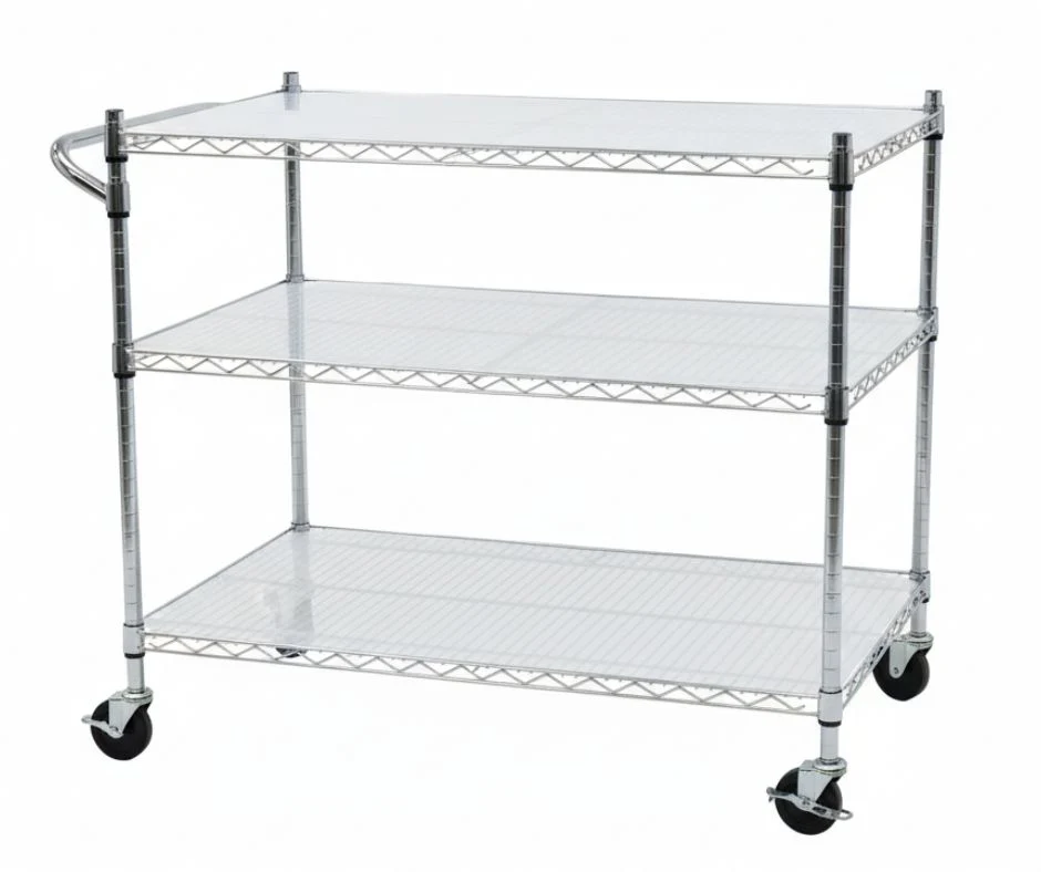 Chrome Wire Trolley HD - 25" x 45" - Image 2