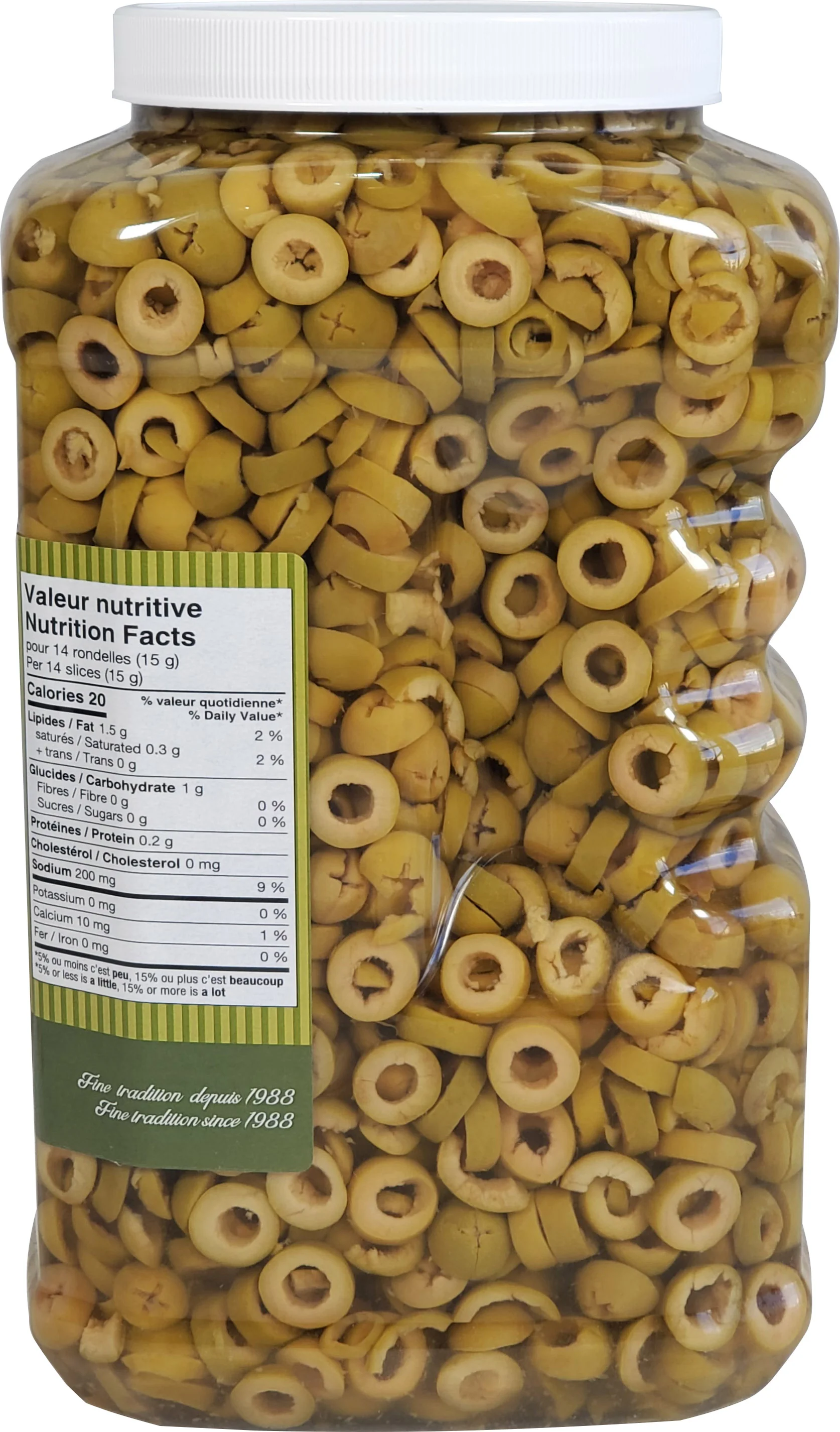 Cibona - Green Olives - Sliced - Image 2