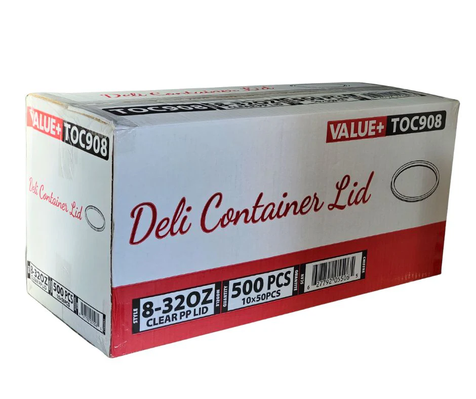 Value+ - Clear PP Deli Lid - 8 - 32oz - Image 4