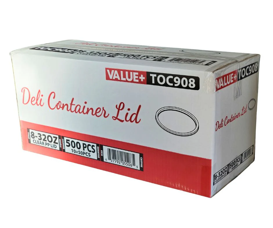 Value+ - Clear PP Deli Lid - 8 - 32oz - Image 5