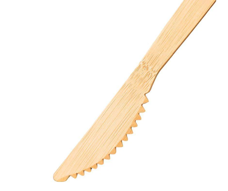 Eco-Craze - Bamboo Knives - Disposable - NBB-K100 - Image 2