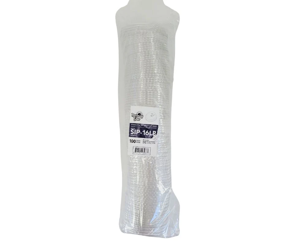 Morning Dew - Sip Lids W/Lock Back Cover For CP16-CP24 Clear Pet Cup - 98mm - SIP-16LB - Image 4