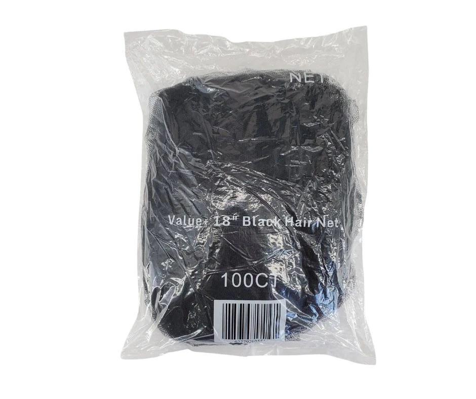 Value+ - 21" - Black Hairnets - Image 2