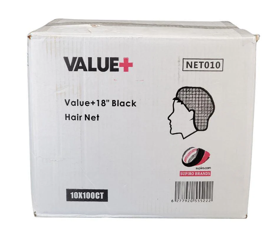 Value+ - 21" - Black Hairnets - Image 6