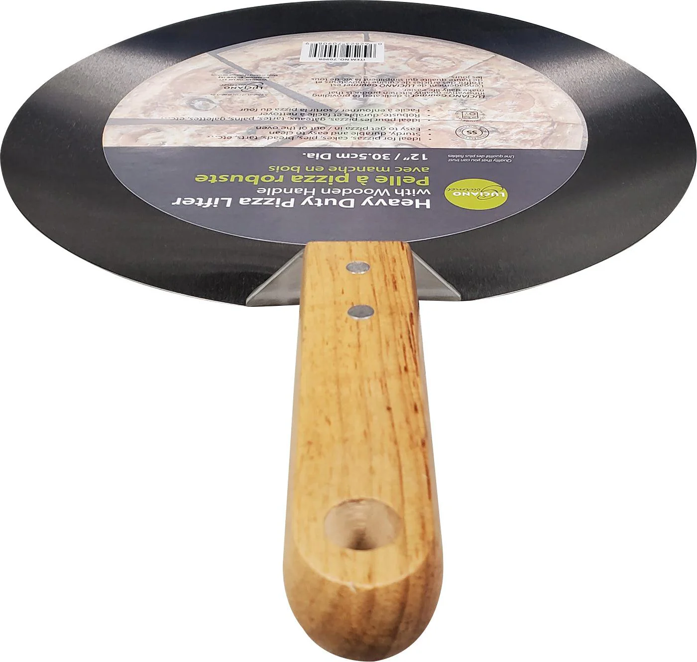 Pizza Peel - Aluminum - 12" Round - Image 3