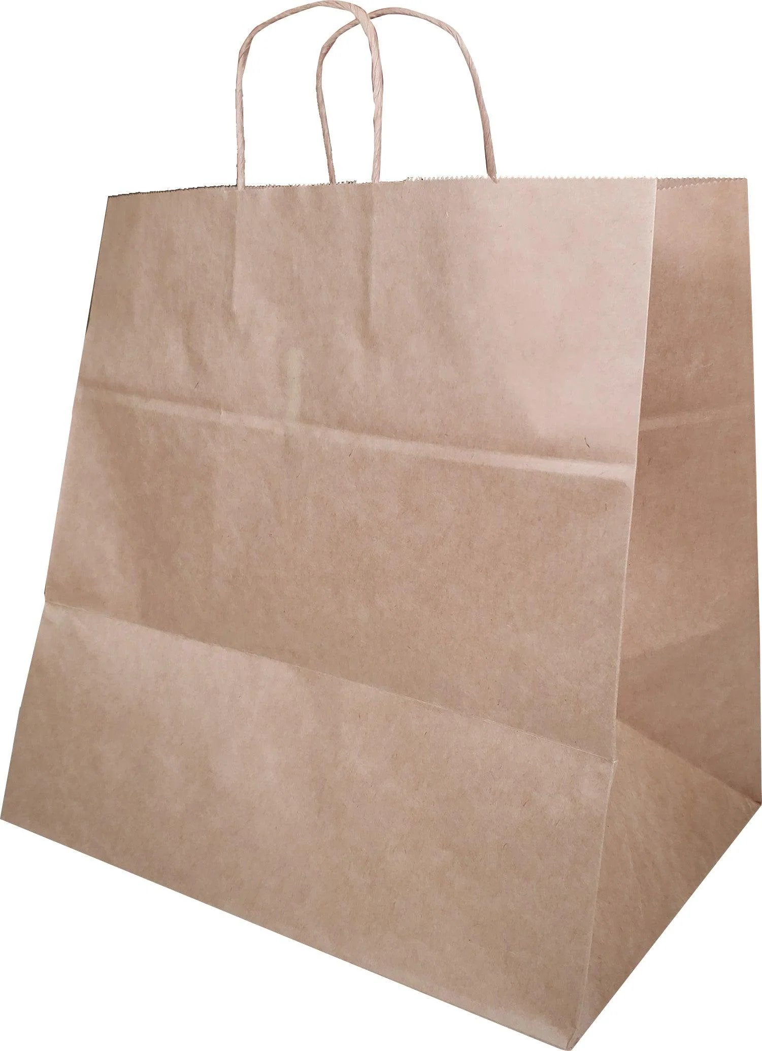 Eco-Craze - 14x10x14" Kraft Paper Bags - Twisted Handle - Image 2