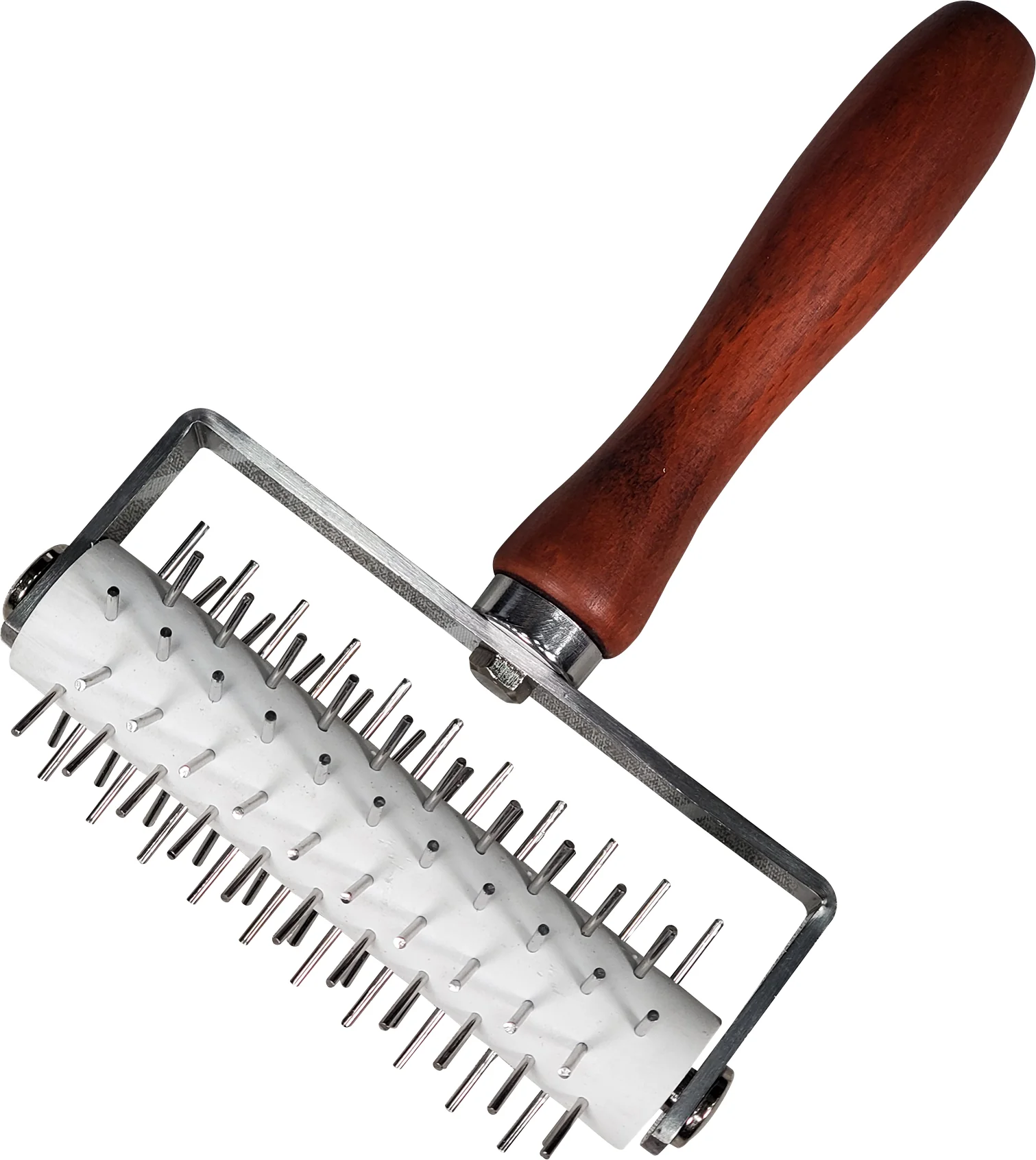 Pizza Dough Roller Docker - Wood Handle - Image 2