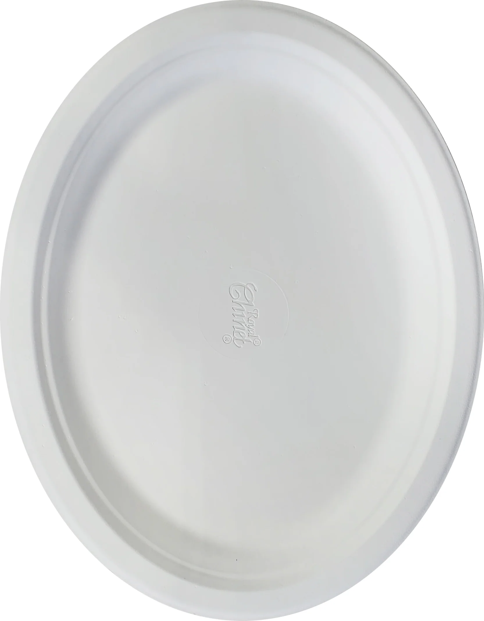 CLR - Royal Chinet - 9 3/4"x12.5" Paper Plate - Oval Platter - 22012 - Image 2