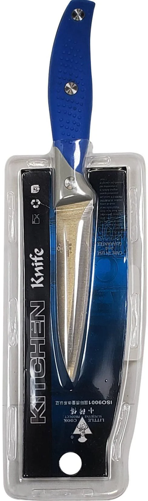 Yiwu - Knife Blue Handle 3.5" - SS-06A - Image 3