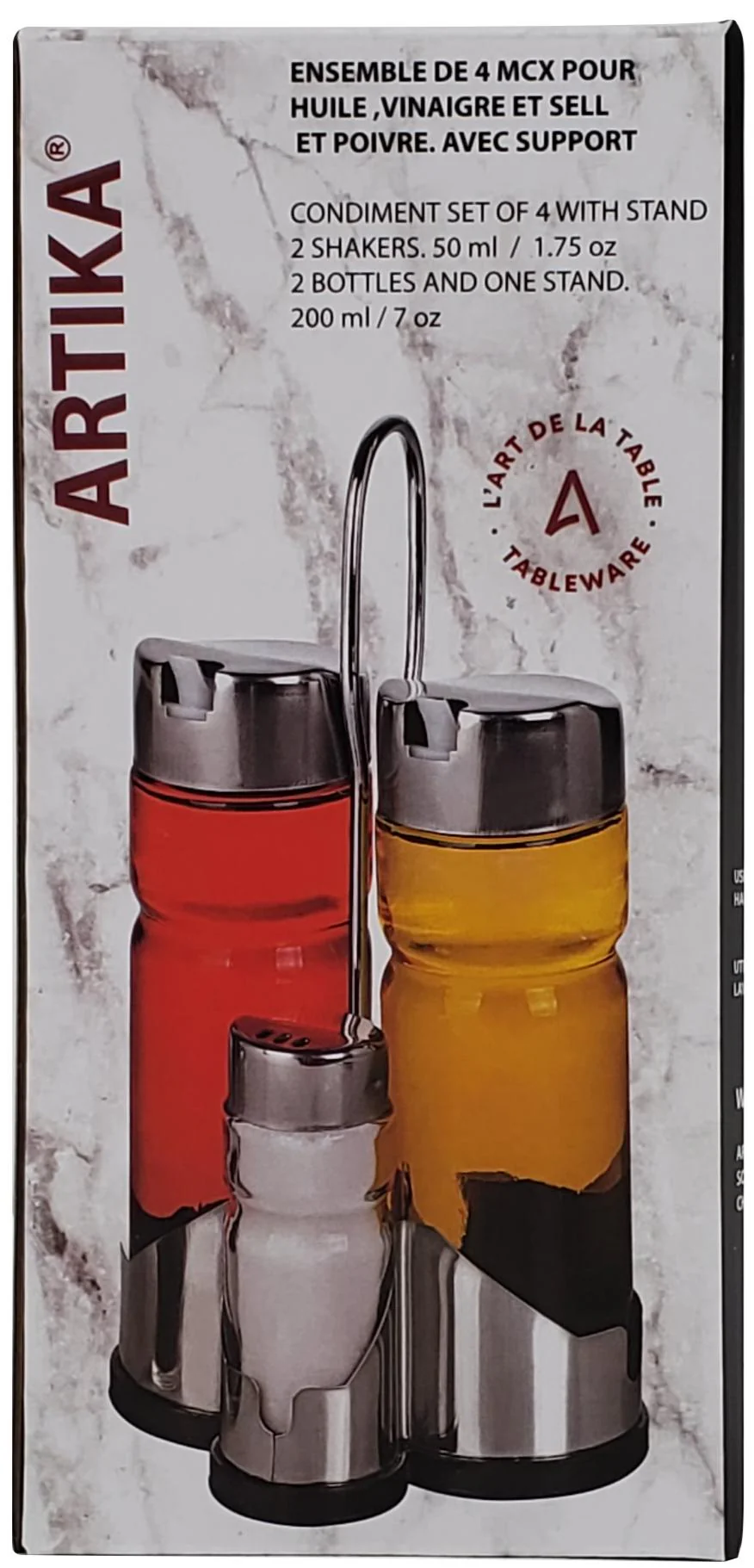 Condiment Set with Stand (4 Piece) - Image 2