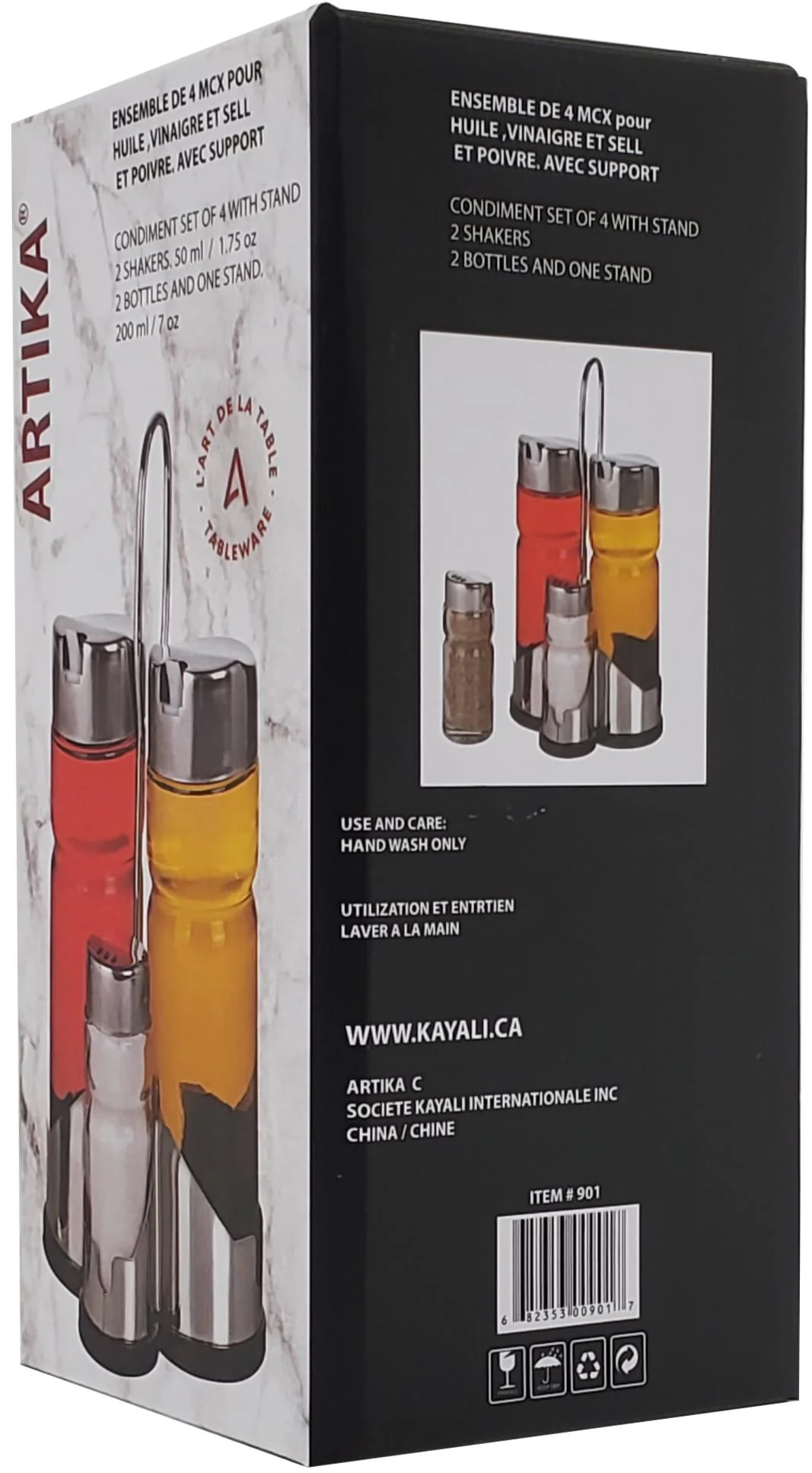 Condiment Set with Stand (4 Piece) - Image 3