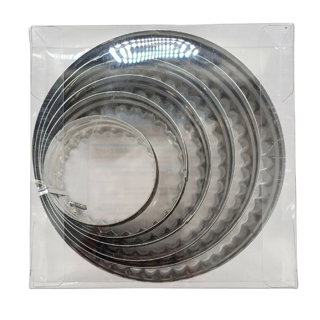 Cookie Cutter Set - Round - Double Sided - 6 Sizes (2" to 4.5") - Image 2